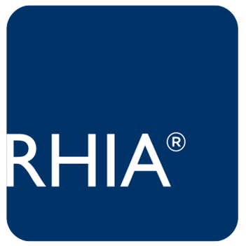 digital badge for Registered Health Information Administrator certification